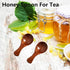 Asanta 6 3.2 Inch PCS Mini Wooden Spoons, Tiny Spoons for Spices Jars, Small Wooden Condiment Spoon for Salt, Sugar