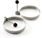 Norpro Stainless Steel Round Egg/Pancake Rings, 3.75", Silver