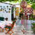 Wind Chimes for Outside, 38" Hummingbird Solar Wind Chimes Outdoor Gifts for Mom, Garden Decor