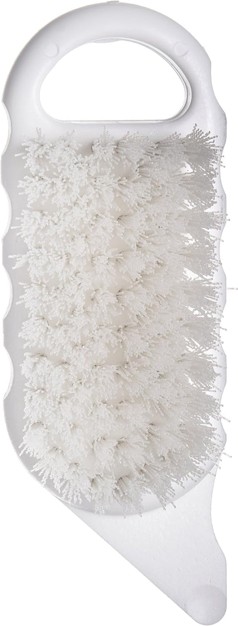SPARTA 4041202 Plastic Potato Brush, Medium Stiffness, 5.75 Inches, White