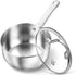 KOCH SYSTEME CS 2QT Stainless Steel Saucepan with Lid, Premium Induction Pot, Easy to Clean