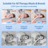 HOMCA CPAP Pillow for Side Sleeping, Cervical Neck Pillow for All CPAP Masks Users to Reduce Air Leaks & Masks