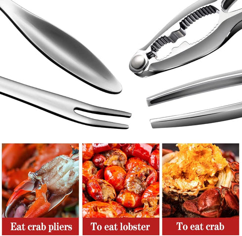2 2 2 2 Crab Crackers and Tools - Crab Leg Crackers and Tools Including Lobster Crab Crackers Lobster Shell Forks