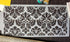 Designer Stencils C405 Damask Cake Tier, 5 Cake Stencil, Beige/semi-transparent, 3.1" x 13.5"