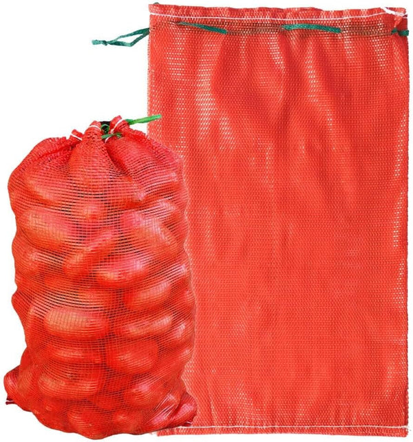 Extra Large Mesh Produce Bags 60 lbs Reusable Onion Sacks Vegetable Storage