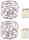 2 Pack Battery Operated Mini Led Lights, Indoor Fairy Lights with Timer for Wedding Centerpiece Party Decorations