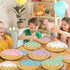 UROINEPA 100Pcs Ice Cream Party Decorations Ice Cream Plates and Napkins for Kids Girls Baby Shower Ice Cream Birthday