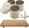 Non Slip Feet for Cutting Board, Self Adhesive Wooden Foot, Feet for Cutting Board Appliance