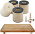 Non Slip Feet for Cutting Board, Self Adhesive Wooden Foot, Feet for Cutting Board Appliance