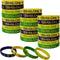 48 Pack Mardi Gras Party Favors, Rubber Bracelets, Carnival Birthday Party Supplies, Goodie Bag Stuffers