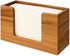 Hilislog Acacia Wood Paper Towel Dispenser Countertop Wooden Paper Towel Holder for Bathroom
