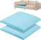 moonoom 22"x22" Couch Cushion Support, Blue Sofa Cushion Sagging Repair, Curved High Density