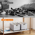 Closet, 16-32 HOUSE AGAIN Shoe Organizer for Foldable Shoe Storage Organizer Box with Wheels and Adjustable Dividers