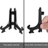 48 Pieces Mini Easel Stands, Plastic Plate Stand Holder, Display Picture Easel Stand for Collectibles, Weddings