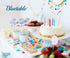 Disposable Blue Plastic Tablecloth (12 Pack) - Ultra Heavy Duty Rectangle (54” x 108”) for 6 or 8 Foot Tables