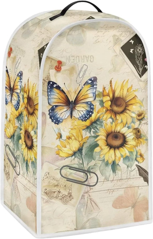 Blender Cover Kitchen Appliance Cover, Washable Coffee Machine Cover, Stand Mixer Cover with Top Handle, Butterfly