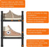 TZAMLI 2-Tier Closet, 17.2"-30" 9" 14" Inch Expandable Metal Shoe Rack for Stackable Shoe Organizer Adjustable Metal