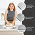 Counter Baking(18x14) Stainless Steel Cutting Board with Lip, Large Metal Chopping Board with Edge, Dishwasher Safe