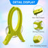 HiGift Jumbo Quilting Clamps, 8 Pack Extra Large Beach Towel Clips, 5 inch Wide Opening Plastic Clips