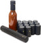 nicebottles Black Shrink Capsules, 28x50mm, Pack of 30, Compatible with 5oz & 10oz Bottles