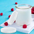 32 Pack Lids for Oui Yogurt Jars- for Oui Lids for Yogurt Jars Sealed against Leaks Clear Plastic Yogurt Container Lids