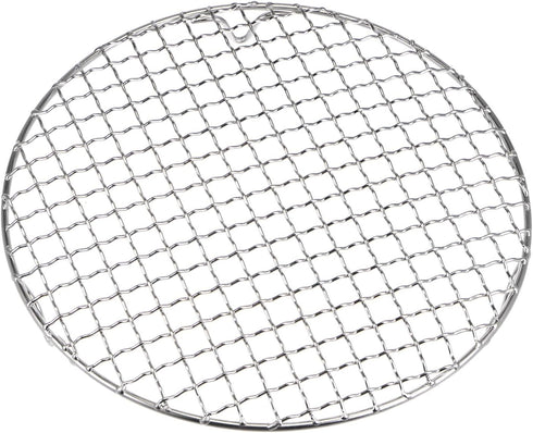 Round 9-Inch Cooking Rack, 201 Stainless Steel Cross Wire Barbecue Grill Net with 20mm Legs for Baking and Steaming