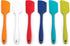 RSVP International Ela Series: Heat Resistant Cooking & Baking Silicone Wrapped Steel Rubber Scraper, 11x2, White