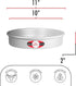 Fat Daddio's Anodized Aluminum Round Cake Pan, 10 x 2 Inch