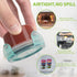 Freshmage Salad Dressing Container to Go, 6 Pack 2.7 oz Small Leakproof Condiment Containers