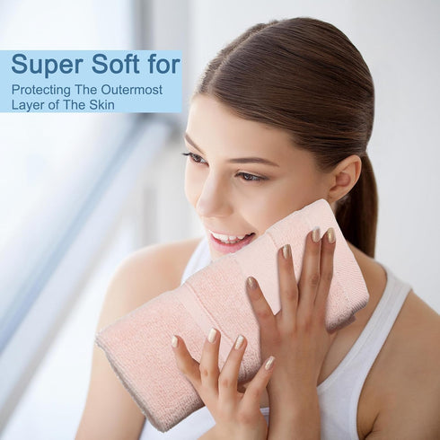 Mindsoft 21 Pack 14" 14" Set 100% Washcloths for Face x Absorbent and Soft Hand Towels Bulk Cotton Ring Spun Hand