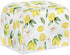 Lemon Flower Toaster Dust Cover, Dustproof Bread Maker Machine Cover, 2 Slice Toaster Appliance Cloth, Yellow