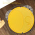 Pwshymi Mini Smart Sweeping Robot Vacuum Cleaner for Wooden Flooring Tile Carpet (Yellow)