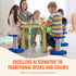 3-7, VEVOR Kids Wobble Chair, Active Chair with Sponge Cushion, Wobble Stool Improves Focus, Posture and Calm Children