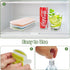 Water Bottle Silicone Ice Cube Tray by Lily's Home - 3-Piece Quick-Freeze Set Makes 30 Ice Cubes with Lids