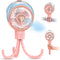 Ausic Stroller Fan with Mist, 100ml Misting Portable Fan for Stroller, Baby