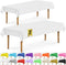 DecorRack 2 Rectangular Tablecloths, BPA-Free Plastic, 54 x 108 inch, Dining Table Cloth for Parties, Picnic, Camping,
