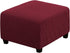 ADPON Square Ottoman Covers Ottoman Slipcovers Folding Storage Stool Protector Elastic Bottom