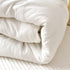 47x59 Inch, 1.9 BuLuTu White Down Alternative Comforter for Crib Toddler Bed, Soft Breathable Quilted Blankets, Extra
