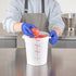 Restaurantware-Met Lux 4 Quart Food Storage Container, 1 White Container - Lids Sold Separately, Red Volume Markers