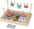 2-6 Montessori Practical Life Clothes Hanging Job Rope Strings Hanging Clothes with Clothespins Airing Clothes