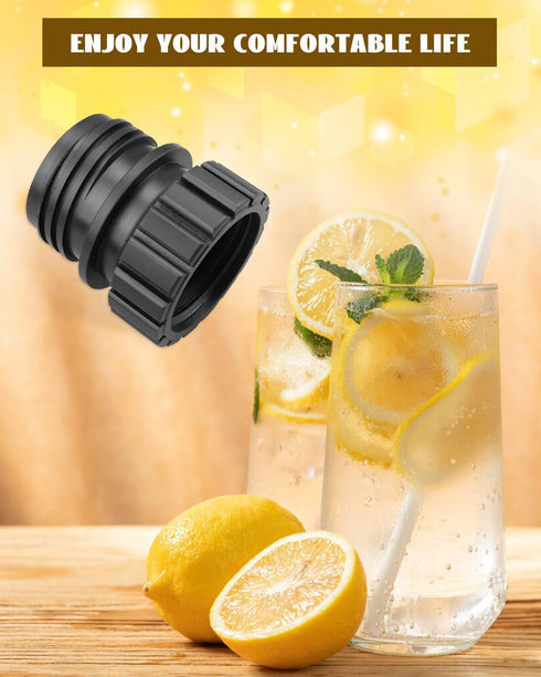 YIGUCS 0.7L, Soda Bottle Adapter Fit for Terra Soda Steam Maker and Crystal Glass Bottle Glass Bottles Quick Connect