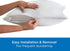 Set of 2 Standard/Queen AllerEase Pillow Protectors, Moisture Wicking, Advanced Allergy Protection, Zippered