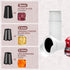 Slicer/Shredder Attachments for KitchenAid Stand Mixers, Food Slicers Cheese Grater Attachment with 3 Blades