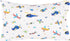 J-pinno Set 100% Set Plane Airplane Aircraft Helicopter Cartoon Twin Sheet Bedroom Decoration Gift Cotton Flat Sheet +