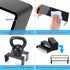 Goabroa 3 Tier Black Acrylic Display Risers - 2 Set (6 Pcs) Countertop Organizer Display Stand for Decoration