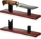 Yookeer 2 Pcs Wood Fixed Knife Stand Holder for Blade Knife Collection Display, Rustic Decor for Home Kitchen