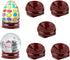 AUEAR, 5 Pack Sphere Display Holders 1" Inch Wooden Egg Crystal Stands