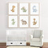 SYYANKK 8x10 Inch Set 6 Dinosaur Nursery Wall Art Kids Canvas Poster Boys Room Wall Decor Watercolor Dino Wall Art