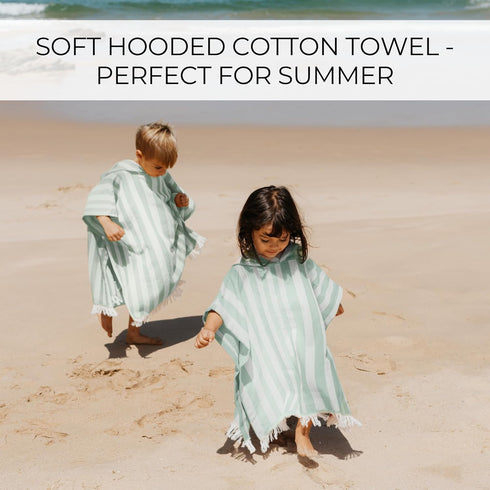 1-3 ZICOTO Stylish Hooded Beach Towel for Kids - Extra Soft and Fast Drying Poncho for Toddlers Years is Made