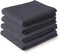 Encasa Homes Anti-Odour Waffle Kitchen Dish Towels, 28"x18", 4 Pc Set, Highly Absorbent, Cotton - Grey